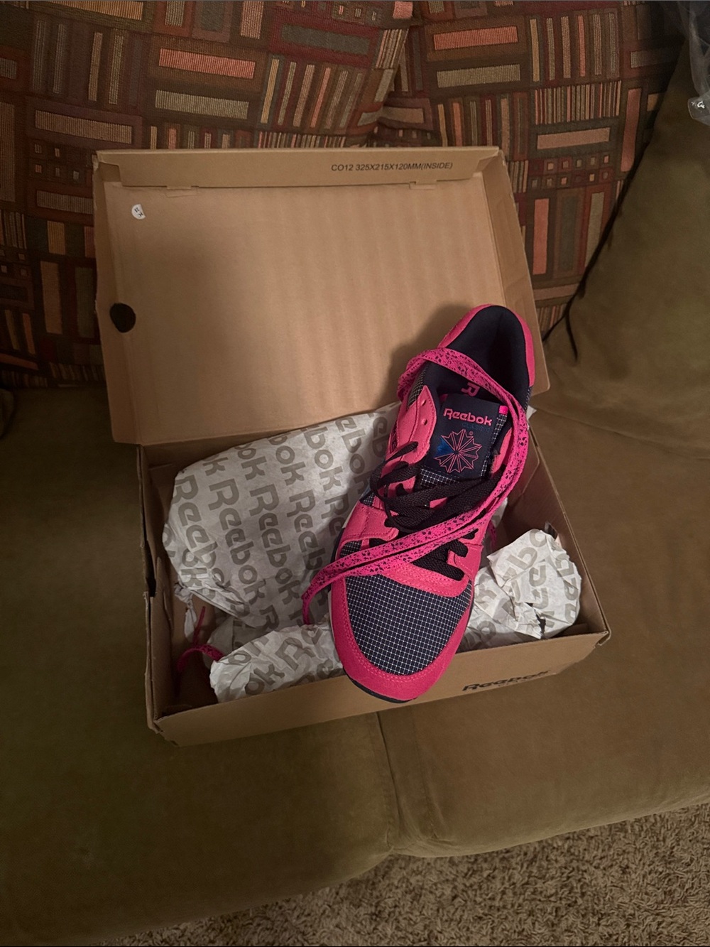 Reebok Kids Pink and Navy Athletic Sneaker